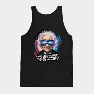 Funny Albert Einstein Tank Top